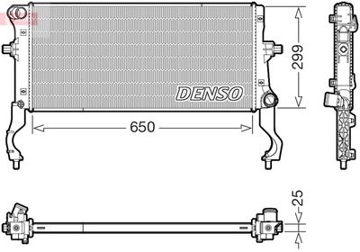 Radiators, Motora dzesēšanas sistēma DENSO DRM43019