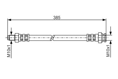 Тормозной шланг BOSCH 1 987 481 018
