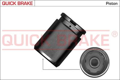 Поршень, корпус скобы тормоза QUICK BRAKE 185001MK