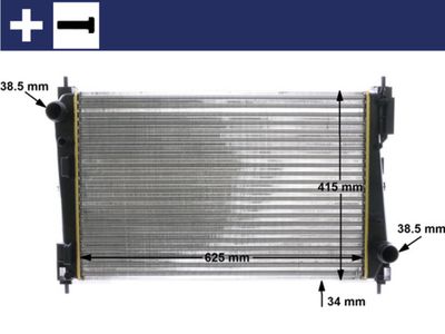 Radiators, Motora dzesēšanas sistēma MAHLE CR 1111 000S