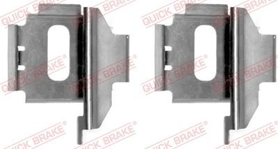 QUICK BRAKE 1091283 Piederumu komplekts, Disku