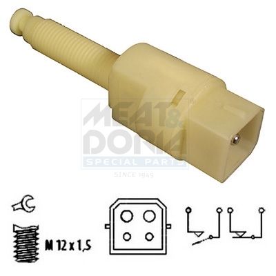 Выключатель фонаря сигнала торможения MEAT & DORIA 35024