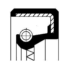 Уплотняющее кольцо, механическая коробка передач CORTECO 12010744B