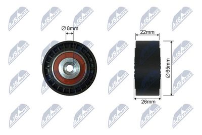 Spriegotājrullītis, Ķīļrievu siksna NTY RNK-ME-044