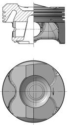 Поршень KOLBENSCHMIDT 40089600
