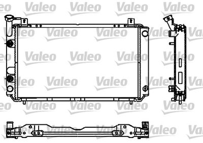Radiators, Motora dzesēšanas sistēma VALEO 731661