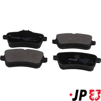 Bremžu uzliku kompl., Disku bremzes JP GROUP 1363702610