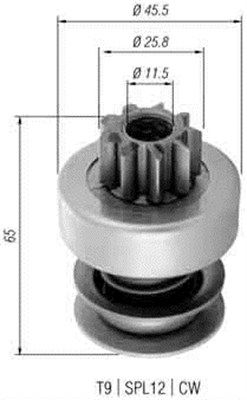 Zobrats, Starteris MAGNETI MARELLI 940113020364