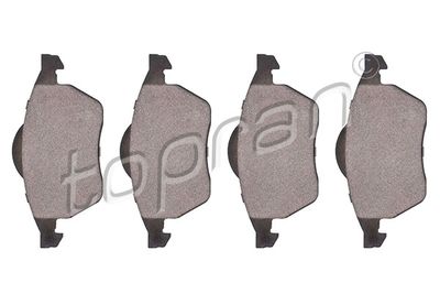 Bremžu uzliku kompl., Disku bremzes TOPRAN 103 587