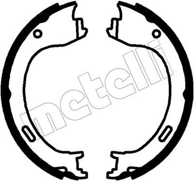 Bremžu loku kompl., Stāvbremze METELLI 53-0683