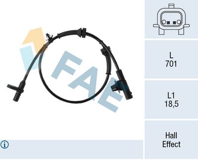 Devējs, Riteņu griešanās ātrums FAE 78762