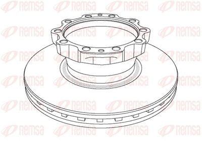 Bremžu diski REMSA NCA1174.20