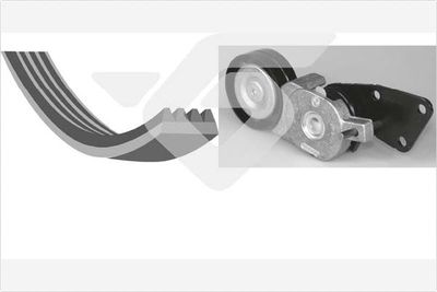 Ķīļrievu siksnu komplekts HUTCHINSON KHV 199