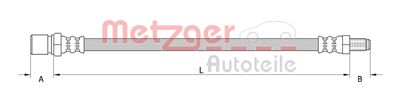 Тормозной шланг METZGER 4110545