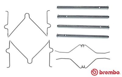zestaw instalacyjny przód MAZDA BREMBO A 02 263