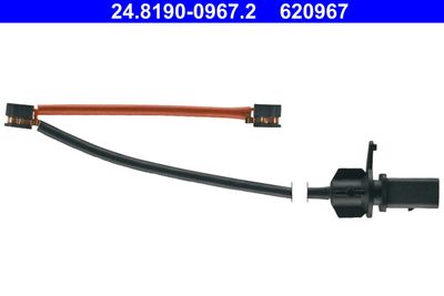 Indikators, Bremžu uzliku nodilums ATE 24.8190-0967.2