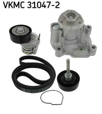 Ūdenssūknis + ķīļrievu siksnas komplekts SKF VKMC 31047-2