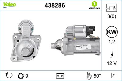 Starteris VALEO 438286
