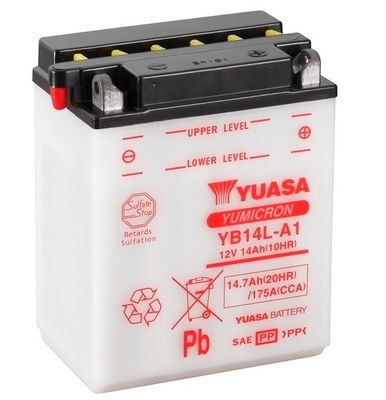 Startera akumulatoru baterija YUASA YB14L-A1