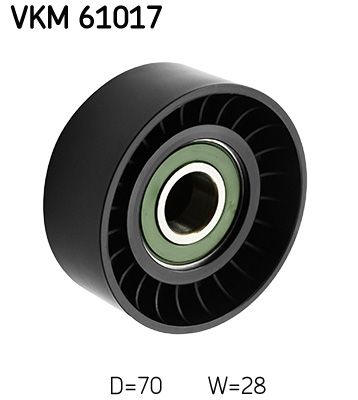 Parazīt-/Vadrullītis, Ķīļrievu siksna SKF VKM 61017