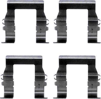 Комплектующие, колодки дискового тормоза HELLA 8DZ 355 202-551