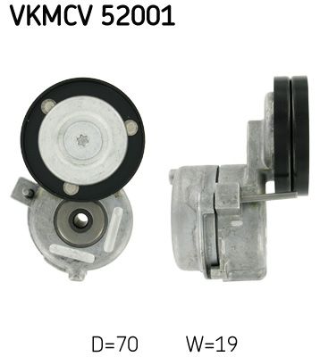 Siksnas spriegotājs, Ķīļsiksna SKF VKMCV 52001
