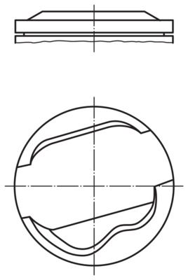 Поршень MAHLE 082 58 02