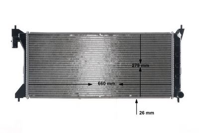 Radiators, Motora dzesēšanas sistēma MAHLE CR 2245 000S