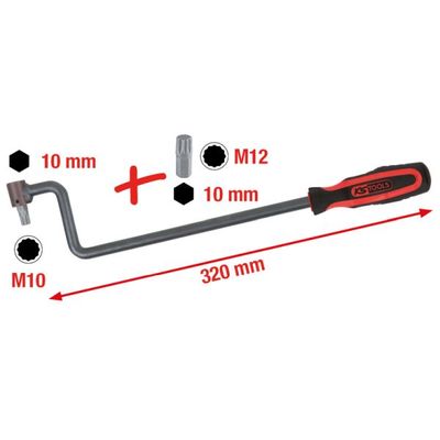Reguliavimo įrankis, išvirtimo nustatymas / ratų suvedimas KS TOOLS 150.9470
