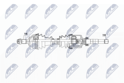 Приводной вал NTY NPW-CT-140