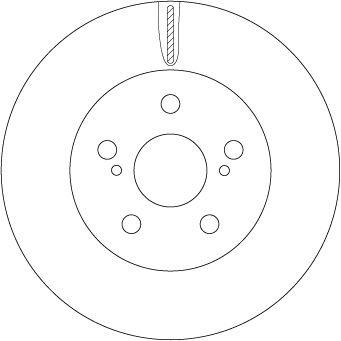 Тормозной диск TRW DF6734
