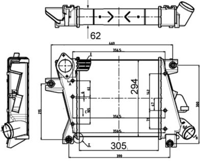 Starpdzesētājs MAHLE CI 508 000S