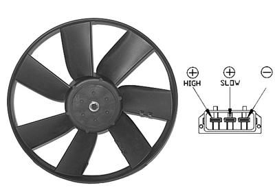 Ventilators, Motora dzesēšanas sistēma VAN WEZEL 5880744