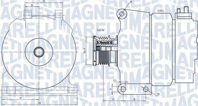 Генератор MAGNETI MARELLI 063731390010