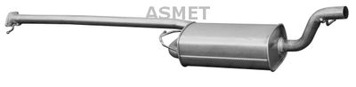 Средний глушитель выхлопных газов ASMET 07.153