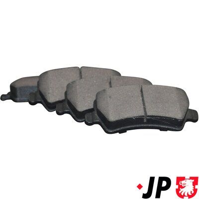 Комплект тормозных колодок, дисковый тормоз JP GROUP 1563700810