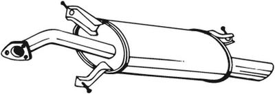 Глушитель выхлопных газов конечный BOSAL 235-215