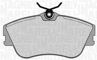 Комплект тормозных колодок, дисковый тормоз MAGNETI MARELLI 363916060417
