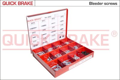 QUICK BRAKE 0002 Asortiments, Atgaisošanas skrūve