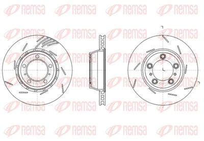 Тормозной диск REMSA 61861.10