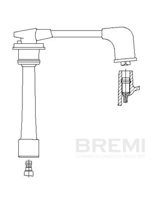 Augstsprieguma vads BREMI 6A85/40