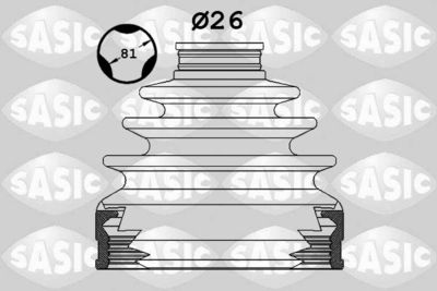 Комплект пыльника, приводной вал SASIC 1900032