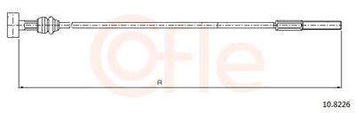 Тросик, cтояночный тормоз COFLE 10.8226