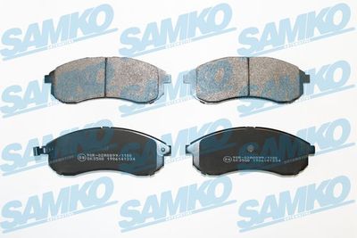 Комплект тормозных колодок, дисковый тормоз SAMKO 5SP1334