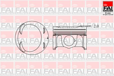 Поршень FAI AutoParts PK14-000