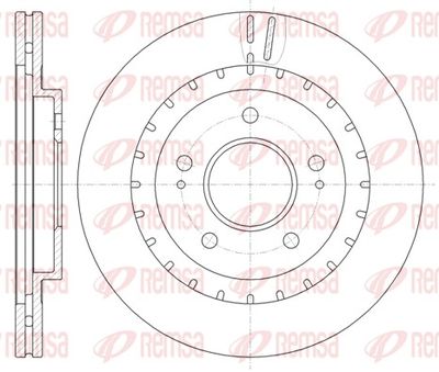 Bremžu diski REMSA 61137.10