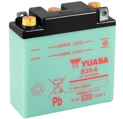 Startera akumulatoru baterija YUASA B39-6
