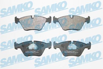 Комплект тормозных колодок, дисковый тормоз SAMKO 5SP417