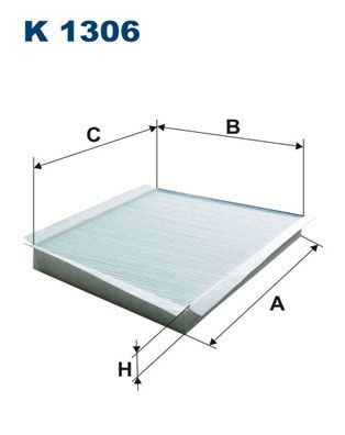 Фильтр, воздух во внутренном пространстве FILTRON K 1306