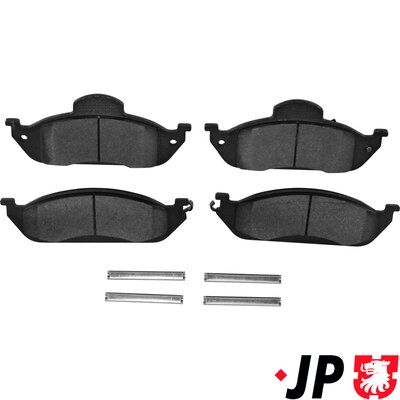 Bremžu uzliku kompl., Disku bremzes JP GROUP 1363601110